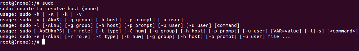 Sudo Unable To Resolve Host